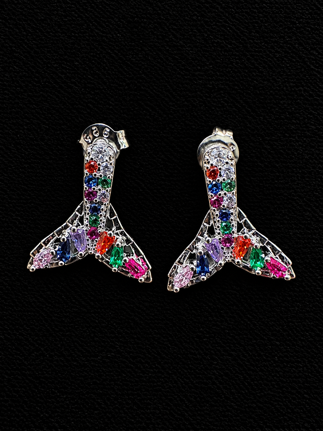 Aros cola de sirena circones multicolores