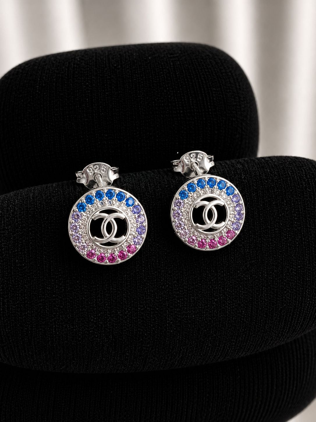 Aros chanel circones de colores