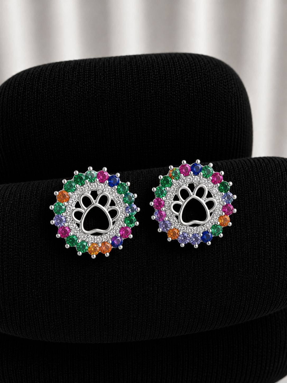 Aros patita circones multicolores