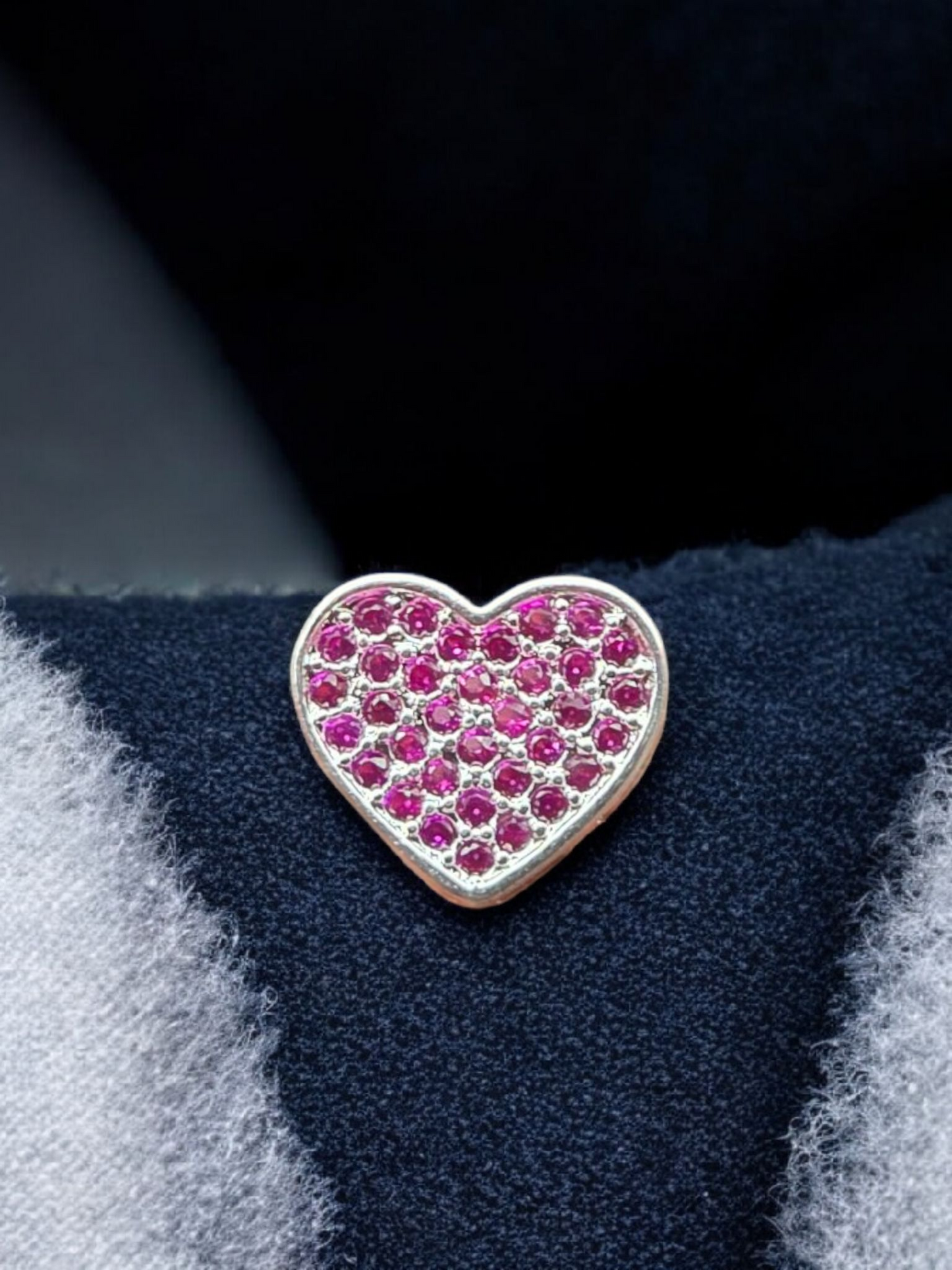 Colgante corazón rojo