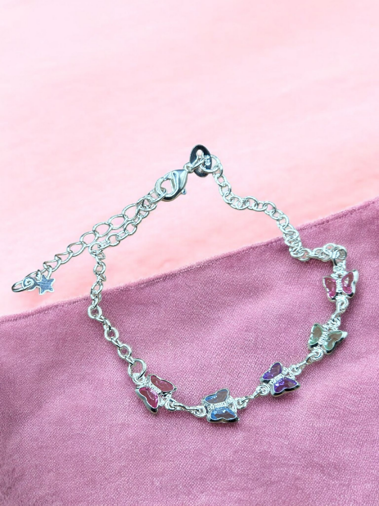 Pulsera mariposas de colores