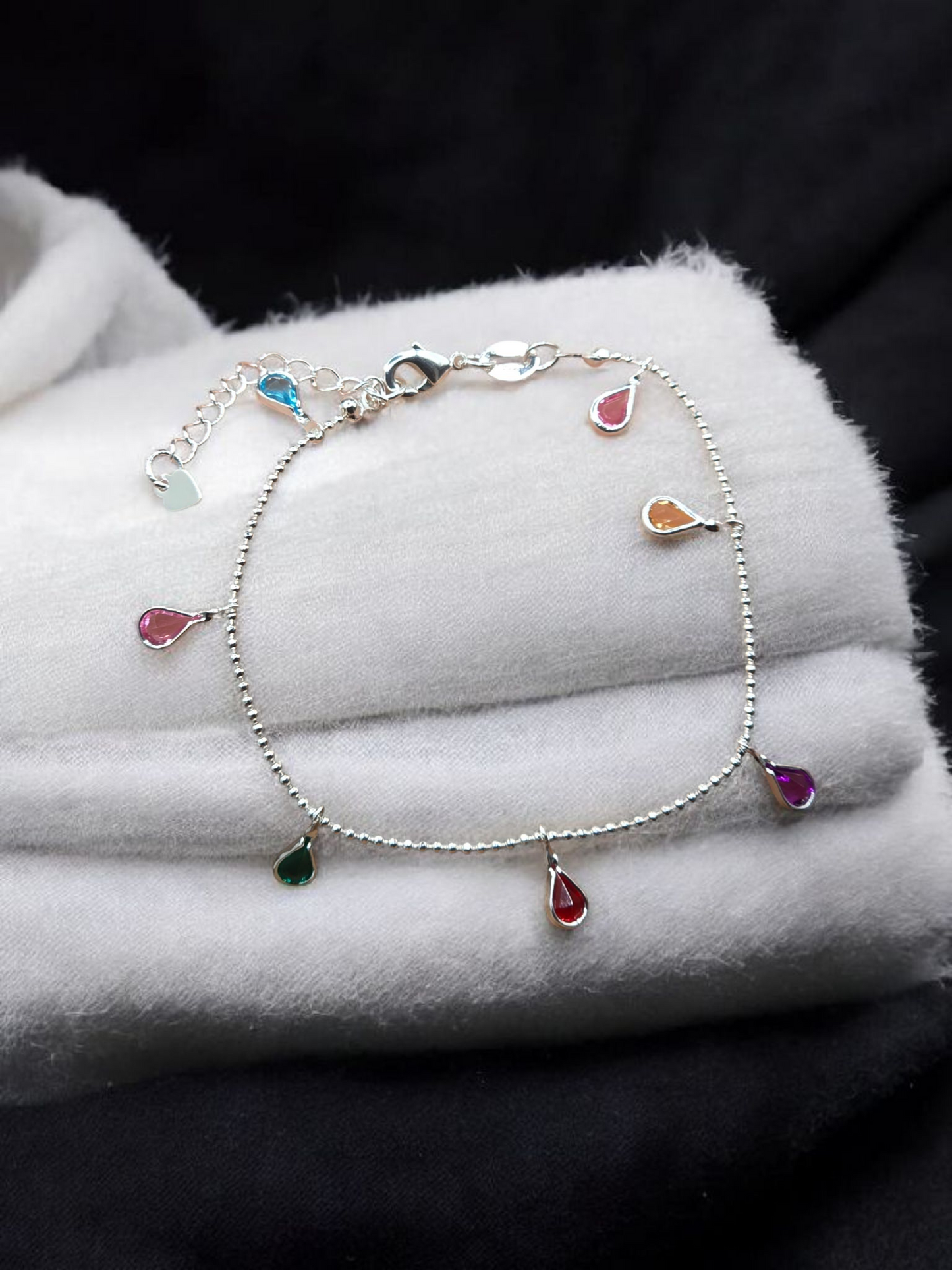 Pulsera piedras de colores