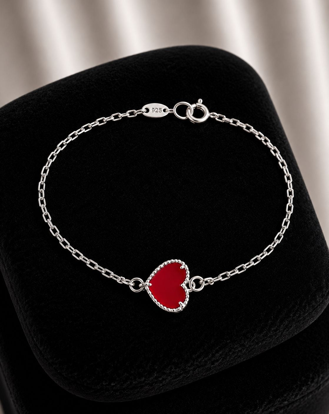 Pulsera Corazon Rojo