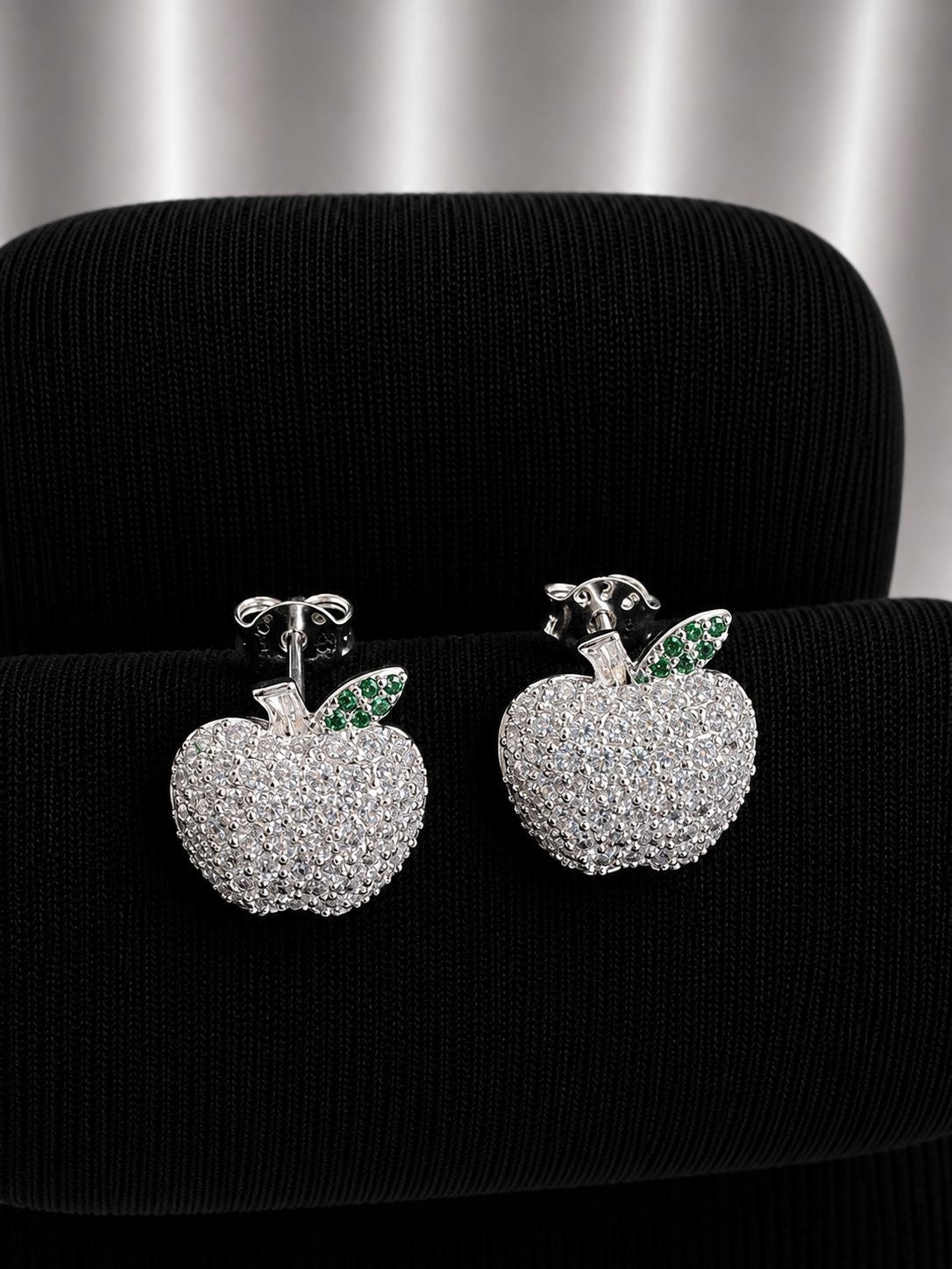 Aros manzana grande con circones