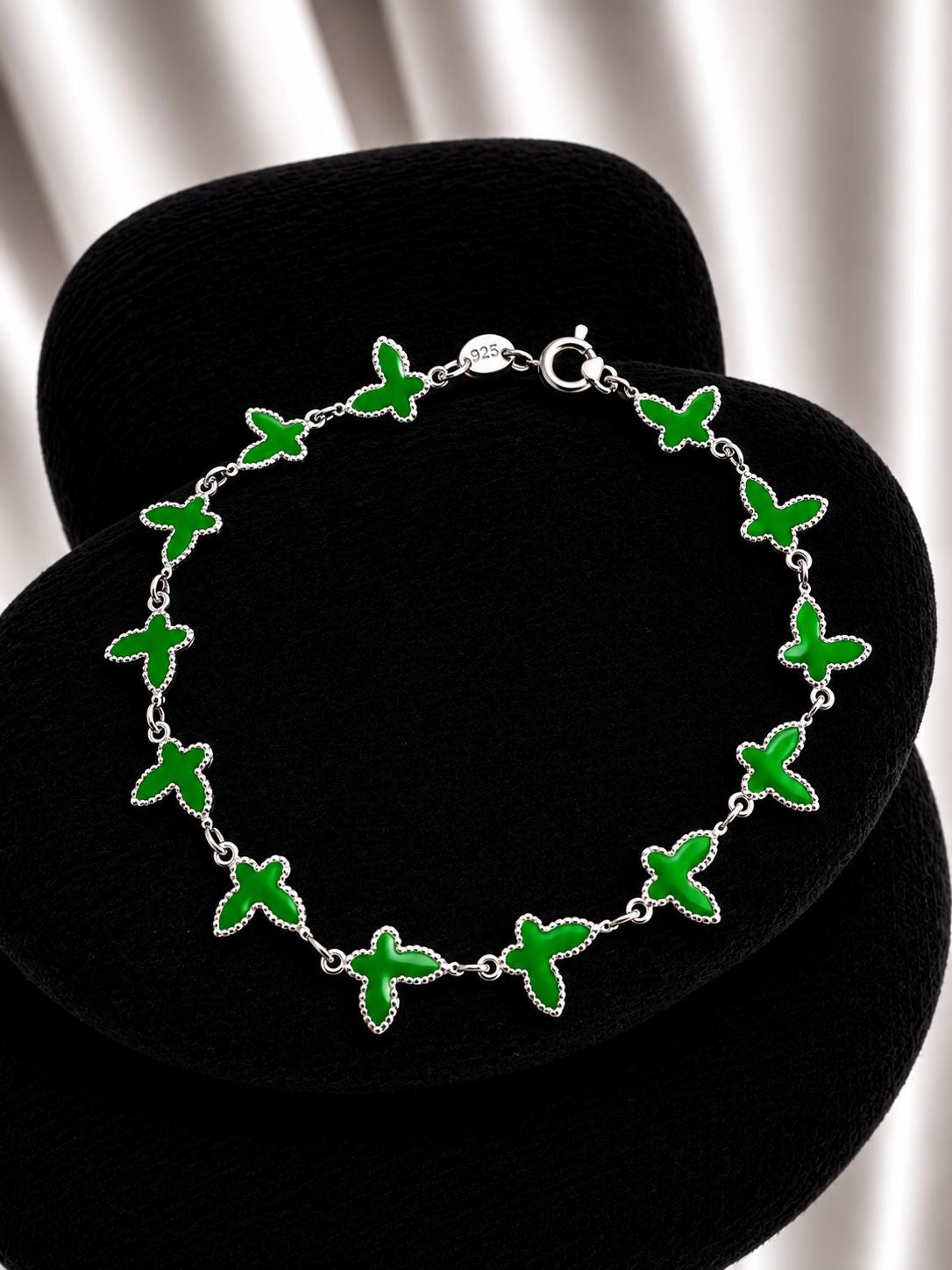 Pulsera mariposa verde