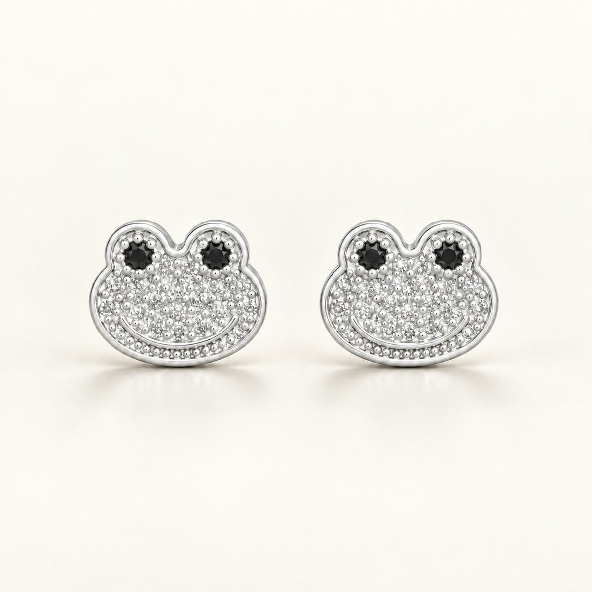 Aros sapito con circones