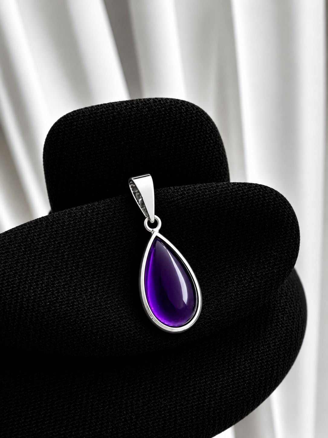 Medalla gota morada