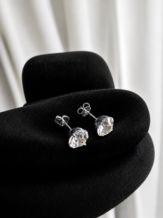 Aros circon blanco