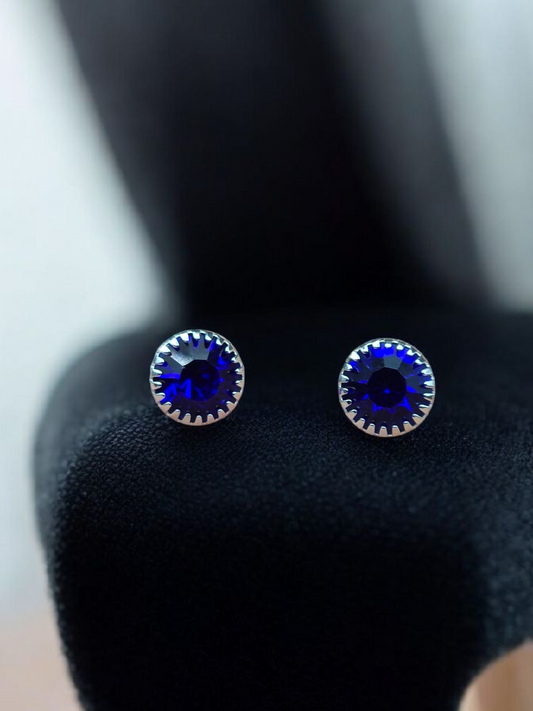 Aros piedra azul