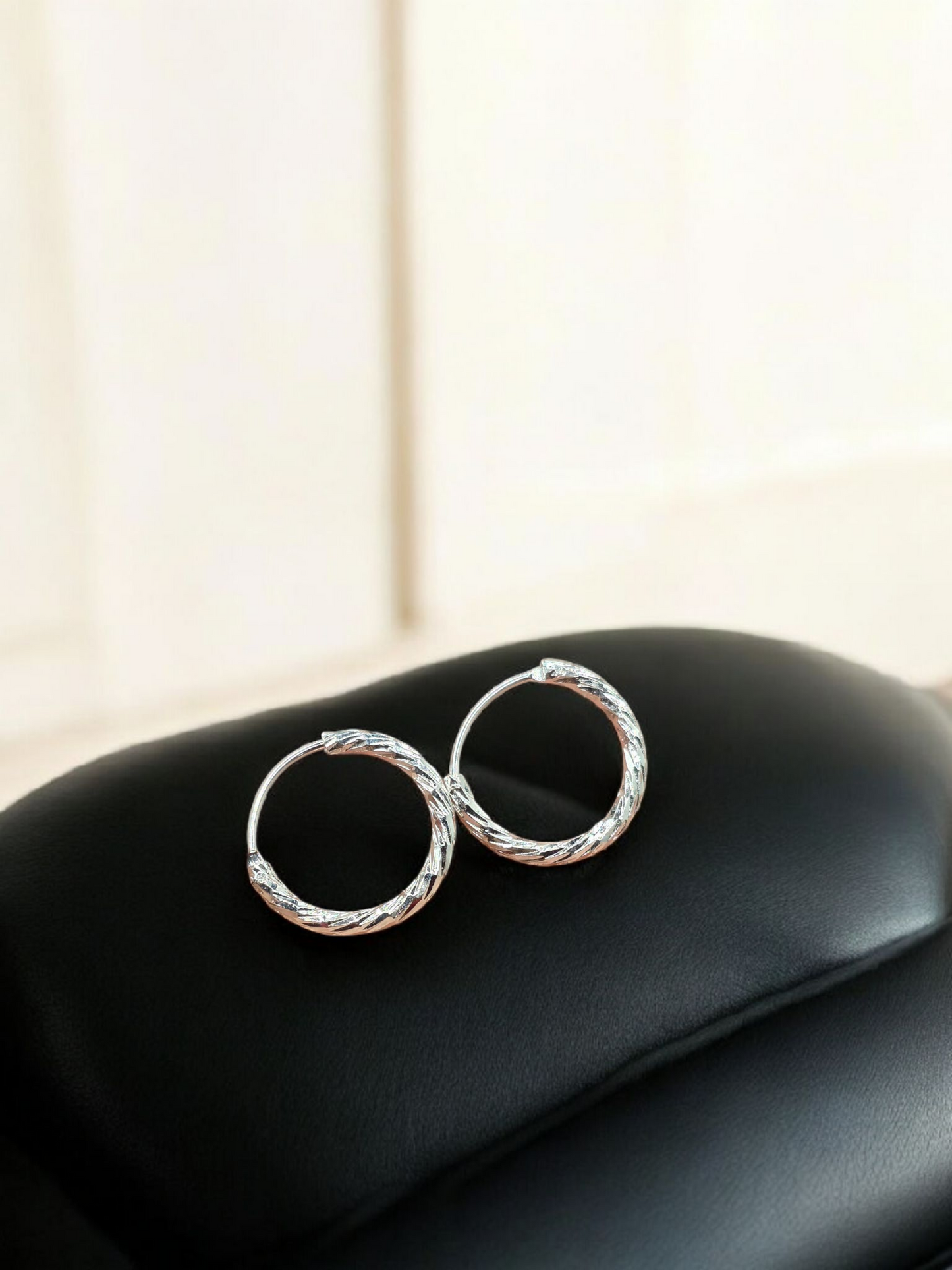 Aros argollas facetiado