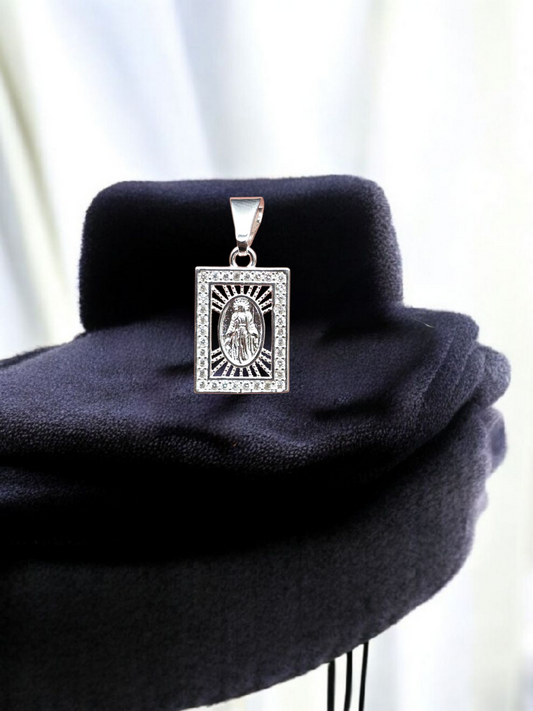 Colgante virgen circones