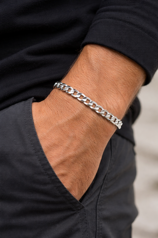 Pulsera grumet plana