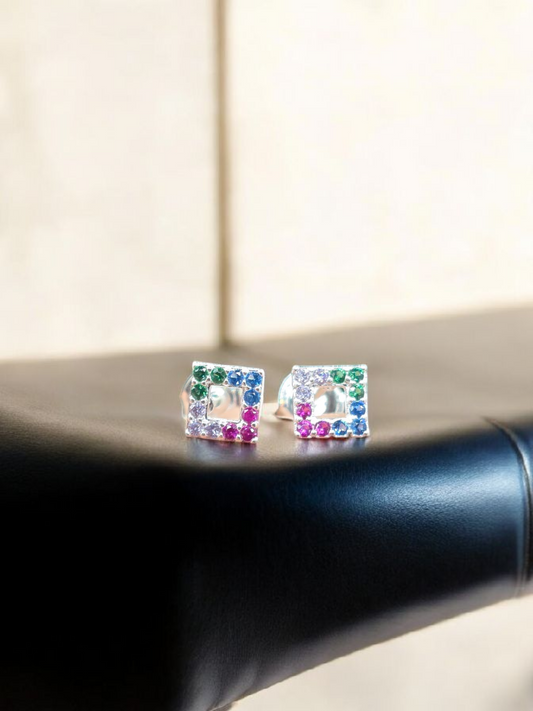 Aros circones de colores cuadrado