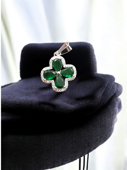Colgante van cleef verde